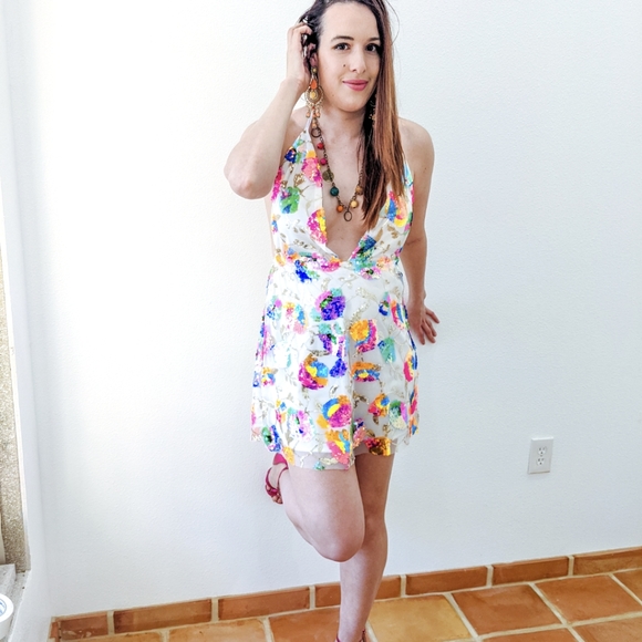 NWT Sexy Sequin Glitter Party Mini Dress S: Small & Medium - Picture 14 of 16